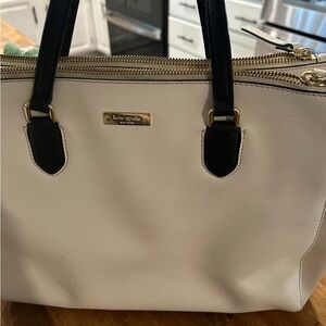 kate spade Black and Cream Tote Bag